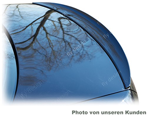 FLY DESIGN 70208 Heckspoiler passend für BMW E92 M3 Coupe, Heckflügel, Spoilerlippe für Auto-Tuning, in P-Still, ABS Kunststoff, Unlackiert