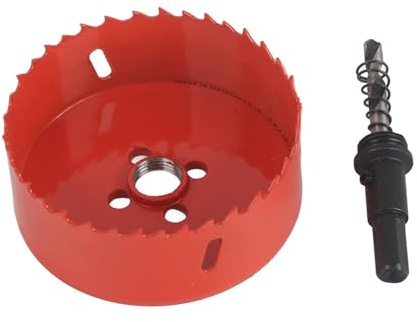 a Tazza da 90 Mm / 3,5 '' in Acciaio Ad Alta Velocità per Foratura a Tazza Seghe a Tazza per Taglio di Denti per Metallo Legno Plastica