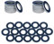 AIEX 15PCS 12mm Guarnizione Olio Alluminio, Guarnizione Olio Motore Guarnizione Olio Guarnizione Tappo Olio Motore Rondelle Del Tappo di Scarico Dell'Olio per Toyota/Lexus Scion (Blu)