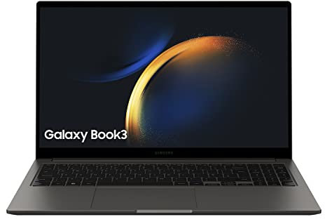 SAMSUNG Galaxy Book3 - Portátil15,6 FullHD (Intel Raptor Lake Core i5-1335U, 8 GB RAM, 256 GB SSD, Intel Iris Xe Graphics, Windows 11 Home) Negro – Teclado QWERTY español