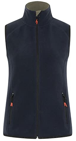 Gardena Fleece-Weste im dezenten Logo-Look