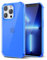 Svanove for iPhone 13 Pro Max Case Clear, Neon Bright Vibrant Color, Transparent Jelly Protective Silicone Phone Case Design for Women Girly Cute, Thin Slim Fit Soft Flexible TPU Bumper, Neon Blue