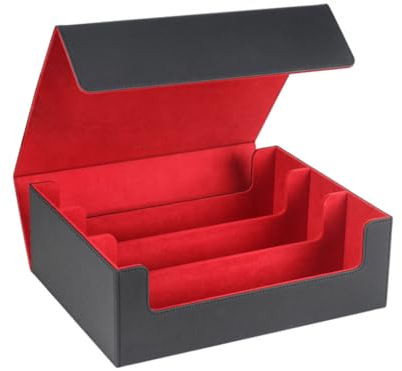 lmoikesz Magnetischer Karten Organizer für Visitenkarten. Bleiben Sie organisiert. Kompakter PU Visitenkartenhalter, magnetische Kartenboxen, Kartenetui, Stil 2