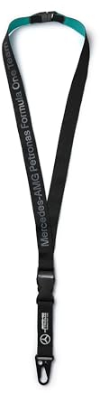 MERCEDES AMG PETRONAS F1 Logo-Schlüsselband - Schwarz - Einheitsgröße