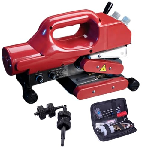 PVC-Reparatur-Schweißgerät, 800 W, Heißkeil-Schweißgerät zum Abdichten von HDPE-EVA-Teichfolie – Silikatrolle im Lieferumfang enthalten – 32 ~ 450 °C Heizstufen – ideal für PVC-, EVA-,