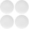 lakeland White Melamine Range Dinner Plates - Set of 4
