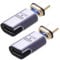 IVIVTOR USB C Magnet Adapter - 2 Stück 140W magnetisch usbc Adapter - 40gbps USB-c Magnetic stecker 24 pin geeignet für Laptop Tablet Handy