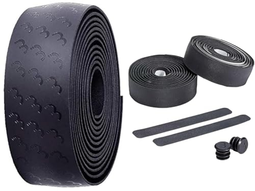 BBB CyclingUltraRibbonLenkerband & Cycling Fahrrad Moutainbike Lenkerband Flexribbon Gel für Rennräder, BHT-14, Schwarz, 200 x 3 cm