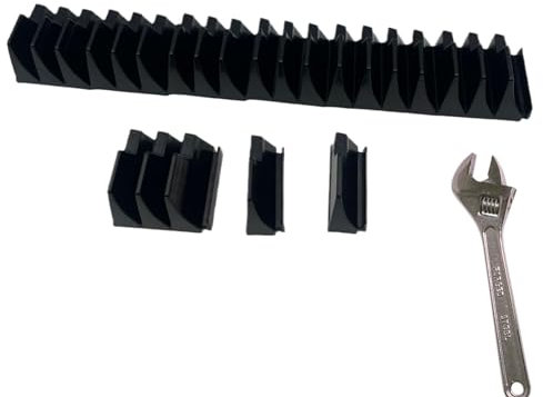 Spanner Storage - Garage Wrench Organiser, Spanner Organiser, Modular Wrench Holder, Ring Spanner System, Toolbox Accessories, Open End