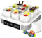 KUOYTT Yogurtera Digital, yogurtera Digital con Control de Temperatura y Tiempo, 5,7 de Altura, 9 frascos de Vidrio, 52 oz, yogurtera de Acero Inoxidable, para Preparar postres caseros f