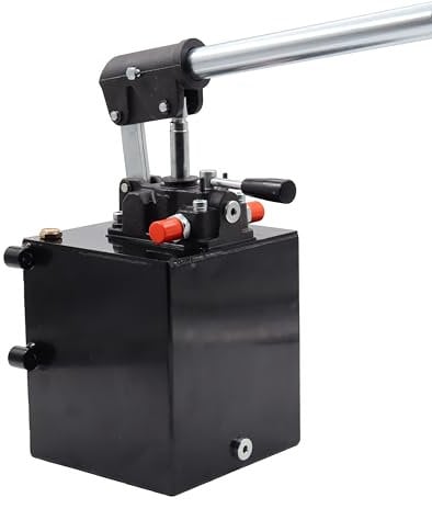 Pompe idrauliche manuali a doppia azione 12 – 25 – 45 cc, serbatoio dell'olio 1 – 3 – 5 litri (D.W. 45 ccm 5 litri serbatoio)