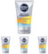Nivea Face Wash Active Energy, 100 ml (Packung mit 4)