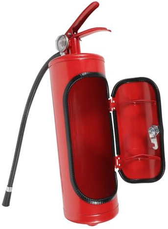 PRETYZOOM Estintore Wine Bar Scatola Di Metallo Per Conservazione Vino Rosso, Portatile e Compatta, Design Sobrio e Lussuoso Per Feste e Compleanni, Contenitore Vino Resistente e Facile Da Trasportare