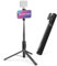 SMALLRIG ST30 Selfie-Stick-Stativ mit One-Touch-Ausfahrfunktion, 147 cm automatisches Stativ mit Fernbedienung und Blitzschuhhalterung, für iPhone, Android, Videoaufnahmen, Schwarz - 5291