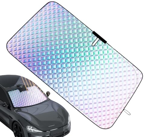 Parasol para Parabrisas de Coche para Mercedes-Benz C-Klasse W203 Bj. 2000-2007, Parasol Coche Delantero Plegable Protección UV y contra el Calor