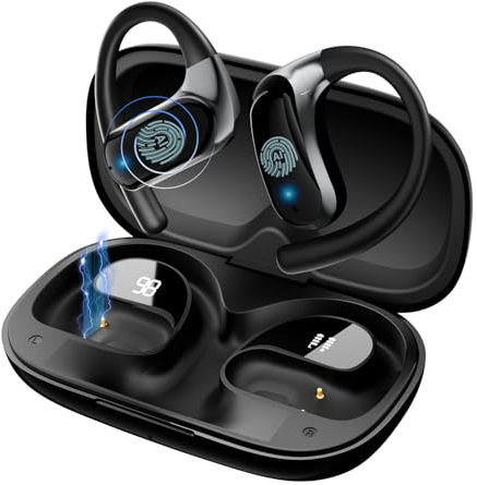 AI Translation Earbuds, Real-Time Translator Headphones for 164 Languages | Bluetooth Wireless Open-Ear Translation Device for Travel, Business and Learning (App Required)