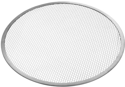HENDI Pizza Screen, mit Drahtgitterboden, ø40cm, Aluminium | Zur Verwendung in Pizzaöfen, für gleichmäßiges Pizza-Backen, Pizzagitter, Pizzablech, Pizzaschieber