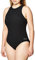 Aqua Speed Schwimmanzug Damen | Wettkampf schwarzer Sportbadeanzug formstabil für Frauen | One Piece Swimsuit Women | Womens Swimming Suit Black | Training | Gr. 40 | Schwarz | Blanka