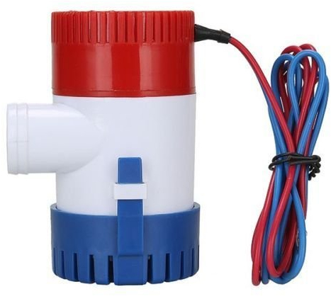 Bomba de agua sumergible NUZAMAS para caravanas, barcos, piscinas y fuentes 12 V 1100GPH, 29 mm