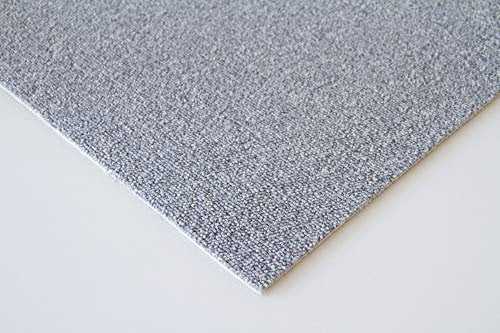 Steffensmeier Schlingen Teppichboden Mailand Meterware | Auslegware für Kinderzimmer Wohnzimmer Schlafzimmer | Grau, Größe: 300x1000 cm