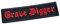 Grave Bagger Doom Death Industrial bestickte Bügelapplikation Souvenir