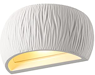 SLV Wandaufbauleuchte PLASTRA WL CURVED CUTRAIN / Wand-Beleuchtung innen, Aufbau-Leuchte, Wandaufbauleuchte, Decken-Strahler / R7s 118mm 20.0W weiß, 1004732