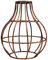 Tomons Abat-jour Lampe Douille E14 Cylindre en Tissu Plissé Vintage pour Bougie Suspendue