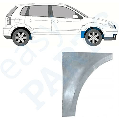 Frontflügel-Reparaturblech passend für Volkswagen Polo / 2001 2009 / 9N / 3/5-Türer / unlackierter Stahl / rechte Seite (Fahrerseite / abseits / O/S) / Beseitigen Sie Rost in Ihrem Auto.