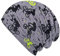 Wollhuhn ÖKO Jungen/Mädchen Bequeme Weiche Long Beanie/Mütze/Beanie-Mütze/Strickmütze/Kindermütze Jersey Gefüttert Übergangszeiten (Öko-Stoffe/Bio) (LB Mountainbike Grau, L)