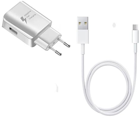 PH26 Ⓡ Chargeur Rapide 3A + Câble USB pour Qilive Q10 - Chargeur Ultra-Puissant 3A avec Câble Micro USB -Transfert de données Ultra Rapide