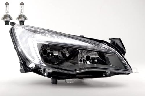 Johns, Scheinwerfer Halogen passend für Opel Astra J 12/2009-08/12 Rechts Leuchtmittel