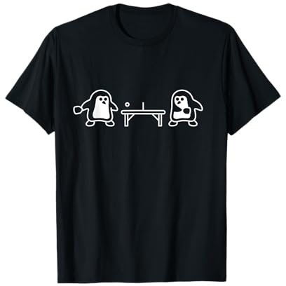Tischtennis-Pinguin-Liebhaber, Ping-Pong-Spieler, Trainer T-Shirt