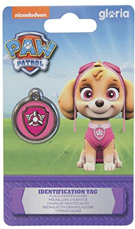 The Paw Patrol Skye Namensschild für Halskette, Größe M