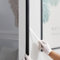Gaahing Lot de 3 protections d'angle en aluminium moulé en L, à décoller et à coller pour protection murale, cadre de porte, bord de carrelage (3 pièces x 0,9 x 2 cm, noir mat)