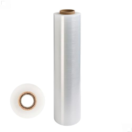 Pellicola estensibile multiuso, rotolo da 210 metri con larghezza 50 cm, pellicola trasparente extra resistente e spessa, facile da usare, pellicola termoretraibile trasparente di alta qualità,