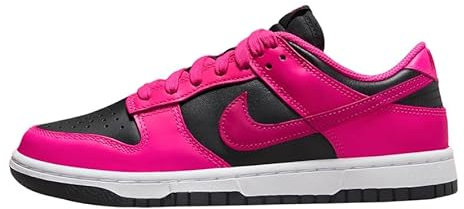 Nike W Dunk Low Chaussures de Basketball pour Femme, Fierce Pink Fireberry Black, 39 EU