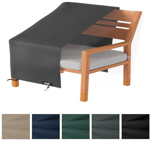 Epic Tube Sitzbank Abdeckung nach Maß für Sofa Bank Stuhl 2-Sitzer 3-Sitzer, Sonnenliege, Liegestuhl, Materialqualität: Oxford 600D, wasserdicht mit versiegelten Nähten, Robustes Zubehör - Made in EU