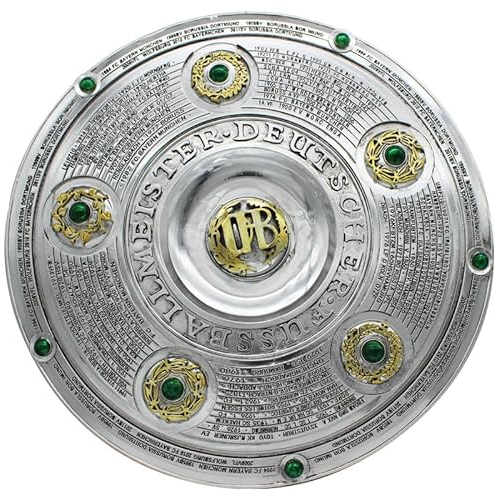 haobook Bundesliga Champions Trophy Insalata Trofei Trofei della Football League Souvenirs Collegibles Regali per Gli Appassionati di Calcio Office Display Showcase Decorazione