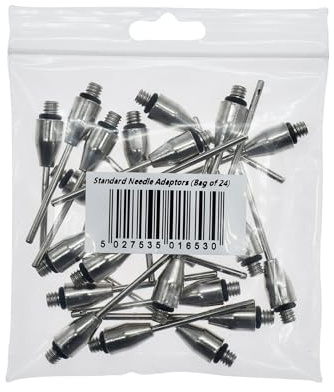 Precision Standard Needle Adaptors (Bag of 24) Nadeladapter Stück, weiß, Einheitsgröße