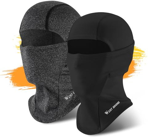 ICOCOPRO 2 Stücke Kinder Sturmhaube Winter, Warm Balaclava Winddicht Gesichtsmaske Skimaske Sturmmaske für Jungen Mädchen, Einheitsgröße (2 Stücke)