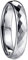 083BASE Ringe Damen/Herren Silber 2mm breit Kuppelform und Comfort Fit Design Stein Unisex Wolfram Ringe für
