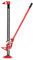 COSTWAY Cric Tout-Terrain à Cliquet 4x4 de 112 cm Charge 3000KG, Cric Agricole Robuste à Levage Elevé Hauteur de Levage Réglable de 15-112 cm, pour Voiture Camion SUV, Rouge