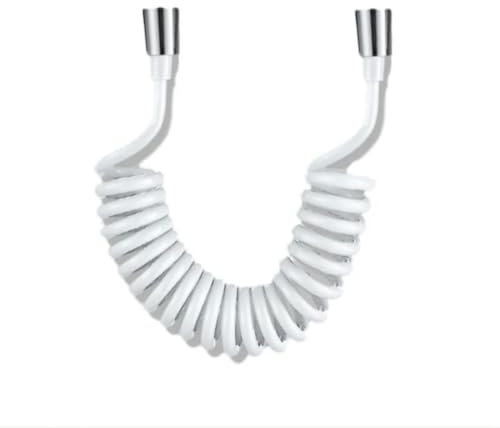 1 pezzo tubo doccia 2/3/5/8m tubo flessibile retrattile sbiancato per soffione doccia bidet doccia tubo dell'acqua acqua-2m