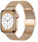 Metallo Cinturino Compatibile con Apple Watch 42mm/44mm/45mm/49mm, Mesh Bracciale Sostituzione Rapida Cinturino in Acciaio inox per Uomini e Donne per Apple Watch SE Serie 9 8 7 6 5 4 3 2 1,Oro Rosa