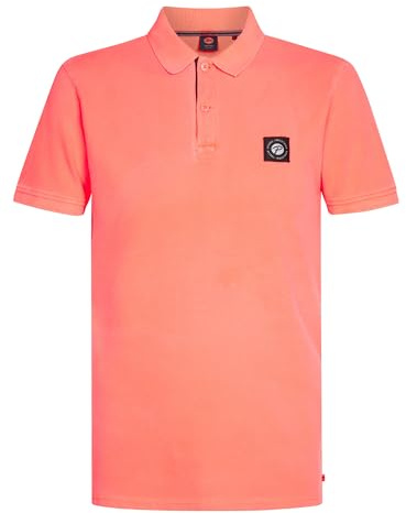 Petrol Industries, Men Polo Short Sleeve, M-1050-POL945, Fiery Coral, XL