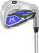 MAZEL Ferro da golf da uomo 1,2,3,4,5,6,7,8,9, P, S, mano destra, singola mazza da golf in ferro CNC, controllo preciso della direzione (argento RH, ferro singolo 0)