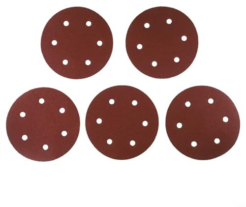 Disques abrasifs 225 mm 6 trous Grain 40-2000 pour polisseuse murale électrique (grain 150)