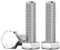 Drenky Tornillos Hexagonales M10 X 30mm 10 Piezas Acero Inoxidable A2 V2A Roscado Completo Tornillo De Cabeza Hexagonal EstáNdar DIN 933 - Para ConstruccióN MetáLica, Automotriz, Maquinaria, Plata