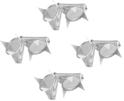 Artibetter 4 Stück Edelstahl Glasur Clip Dip Töpferzange Skulptur Bildhauerei Glasurwerkzeuge Fingerspitzen Keramik Greifer Töpferglasurwerkzeuge Präzisions Glättungsglasuren Griff