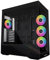 Lian Li V100 Mid Tower Case – Black, ATX Support, Mesh Front Panel, Tempered Glass, USB-C, Tool-Free Side Panel